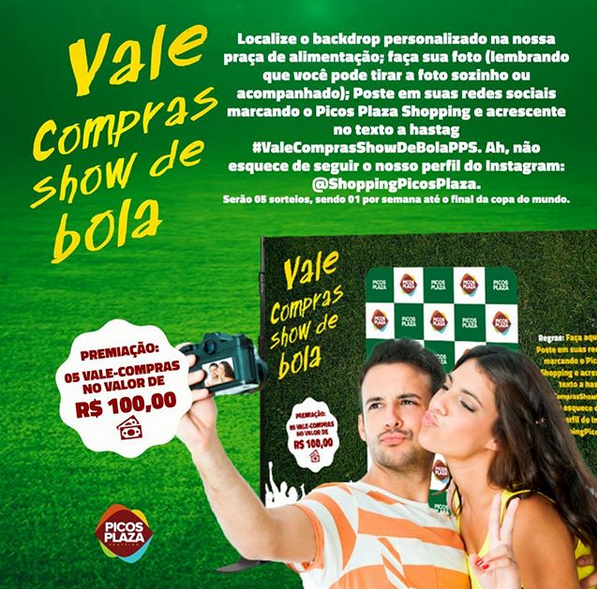 Picos Plaza Shopping: participe de promoção e concorra a vale compras!