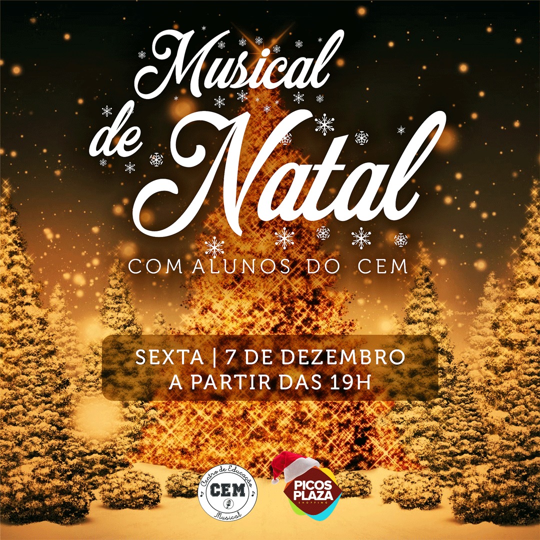 Picos Plaza Shopping e CEM realizam musical de Natal