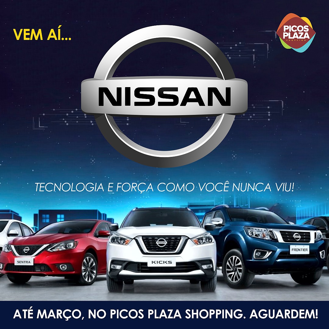 Nissan e Renault serão inauguradas no Picos Plaza Shopping